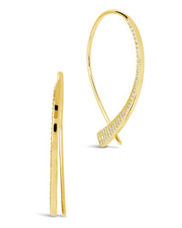 Carlotta CZ Threader Earrings - Sterling Forever