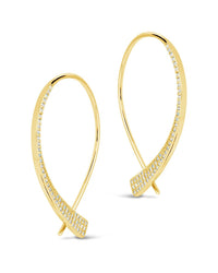Carlotta CZ Threader Earrings - Sterling Forever