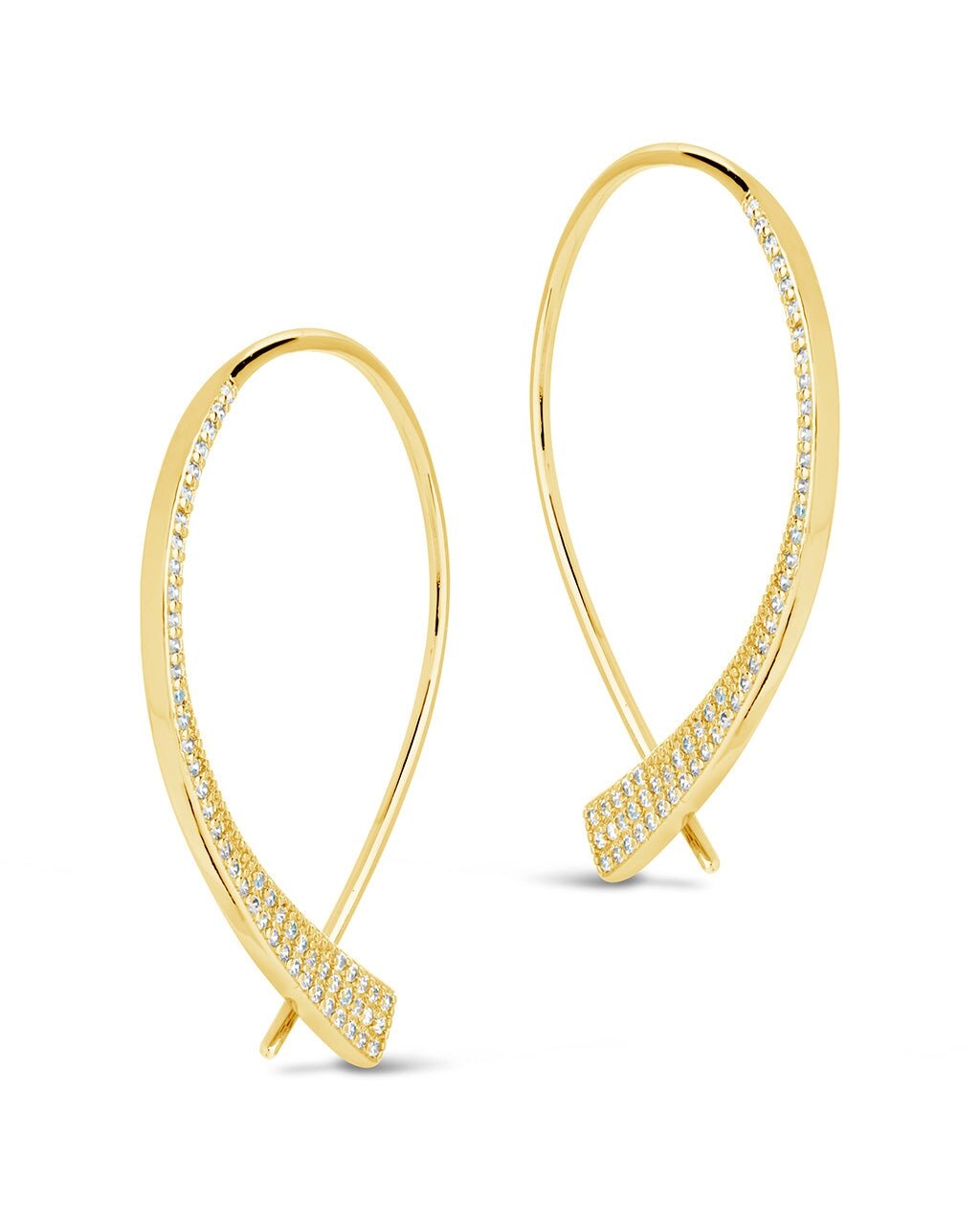 Carlotta CZ Threader Earrings - Sterling Forever