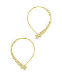 Carlotta CZ Threader Earrings - Sterling Forever