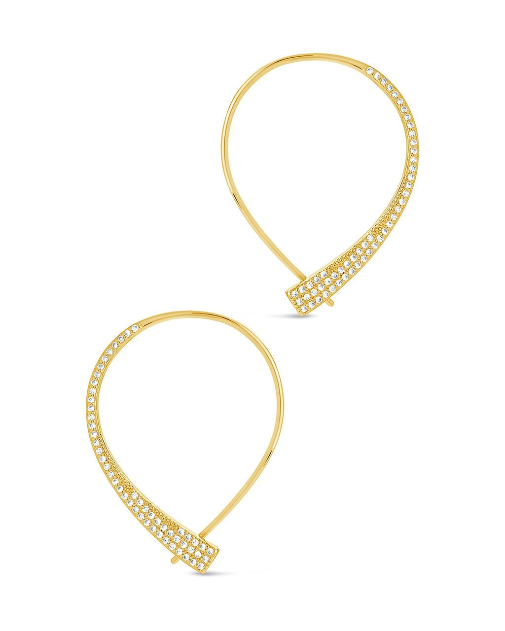 Carlotta CZ Threader Earrings - Sterling Forever
