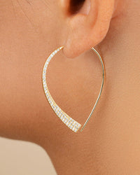 Carlotta CZ Threader Earrings - Sterling Forever