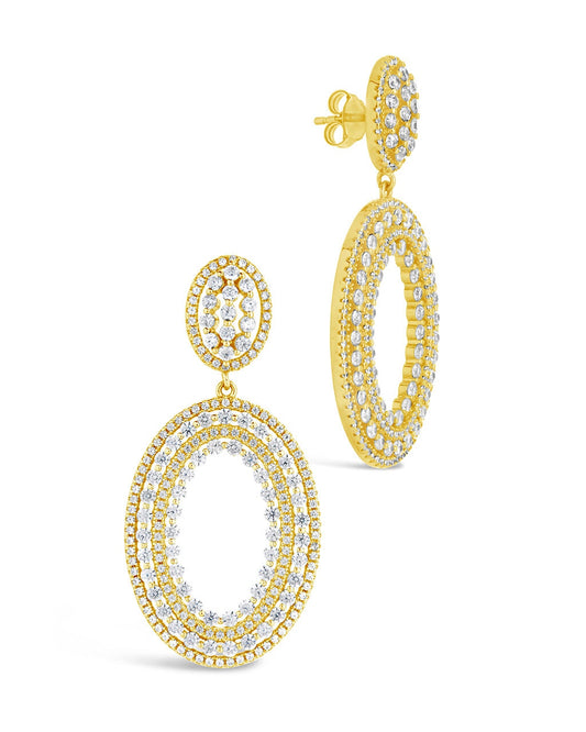 Eira Dangle Earrings Earring Sterling Forever Gold 