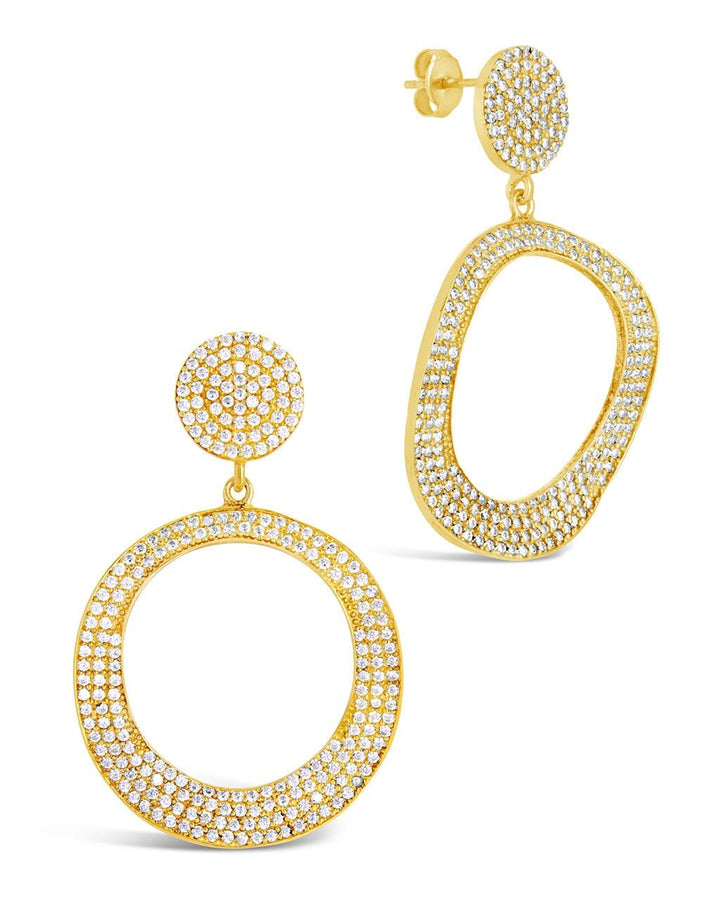 Juniper CZ Statement Drop Earrings
