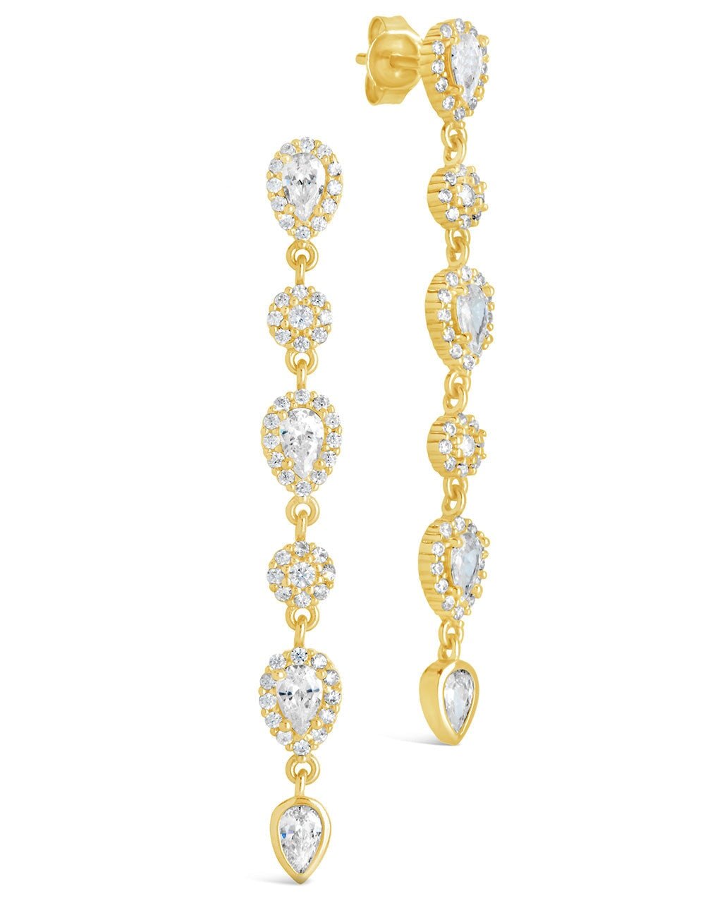 Elowen CZ Dangle Earrings - Sterling Forever
