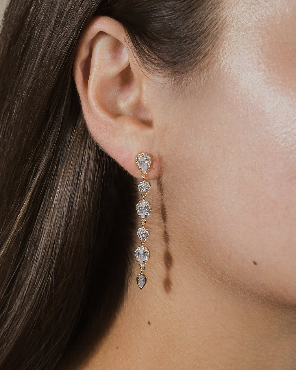 Elowen CZ Dangle Earrings