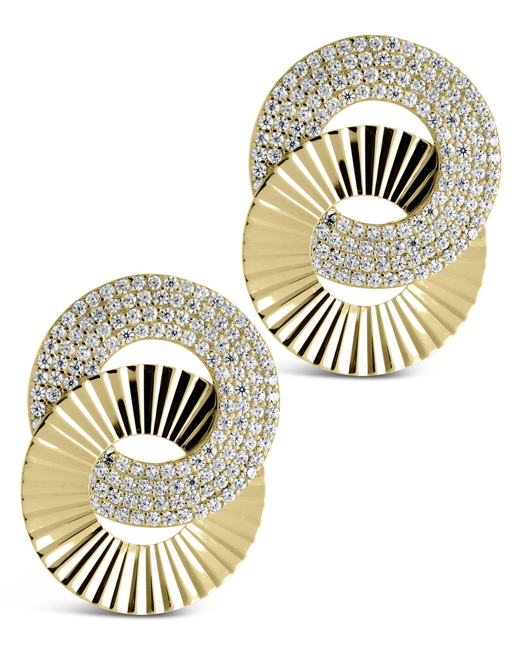 Adelina Linking Drop Studs Earring Sterling Forever 