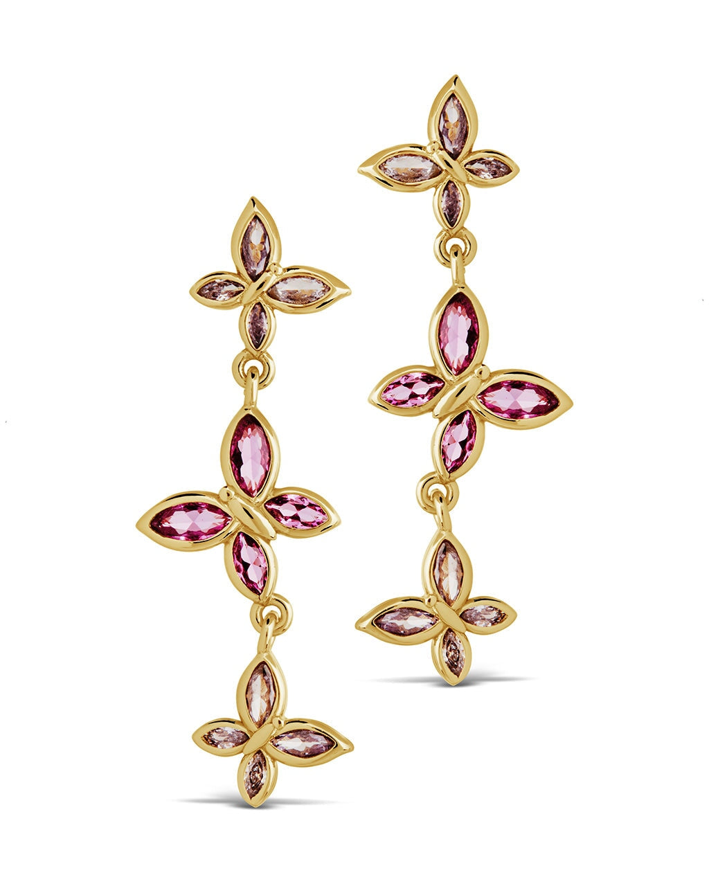 Caria Drop Studs Earring Sterling Forever 