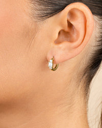 Kendall CZ Hoops - Sterling Forever