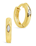 Rayne CZ Hoops - Sterling Forever