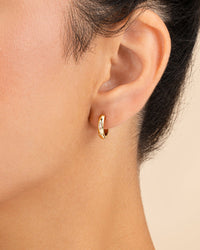 Rayne CZ Hoops - Sterling Forever