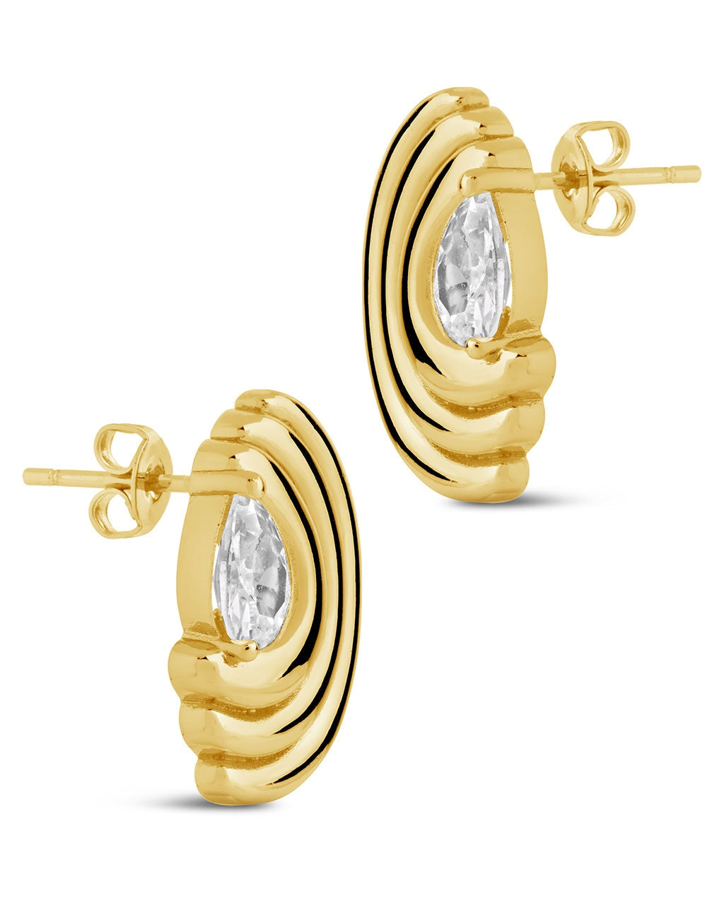 Kouign Amann CZ Stud Earrings Earring Sterling Forever 