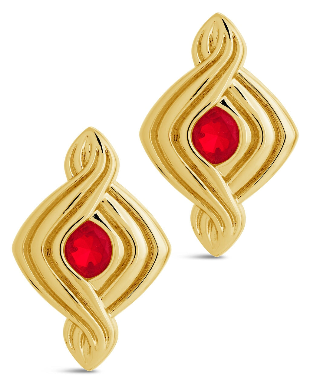 Danish CZ Stud Earrings Earring Sterling Forever 