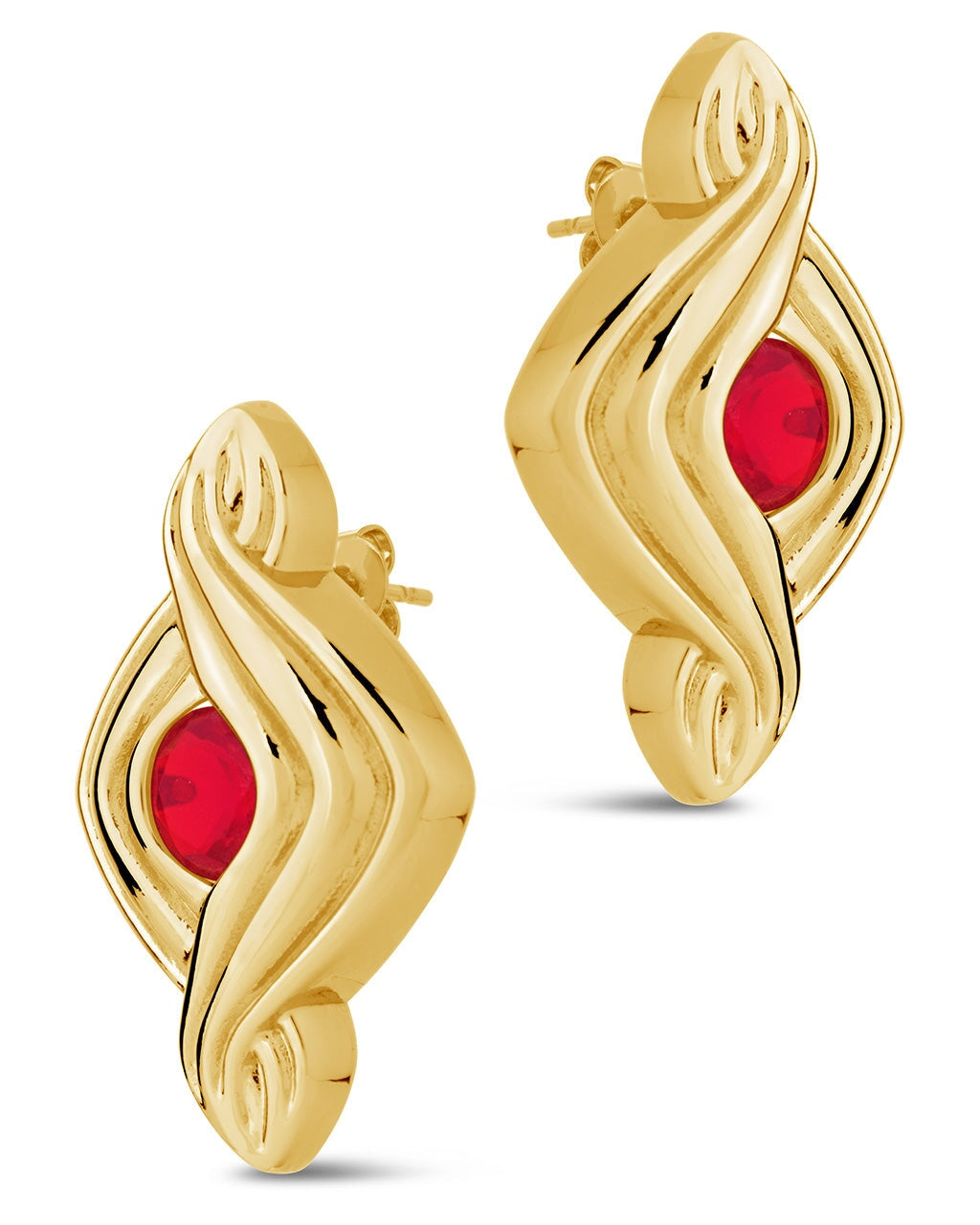 Danish CZ Stud Earrings Earring Sterling Forever 