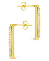 Beignet CZ Stud Earrings - Sterling Forever