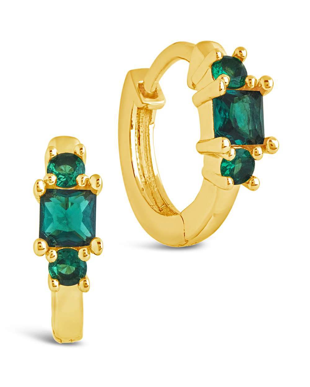 Edie CZ Micro Hoop Earrings