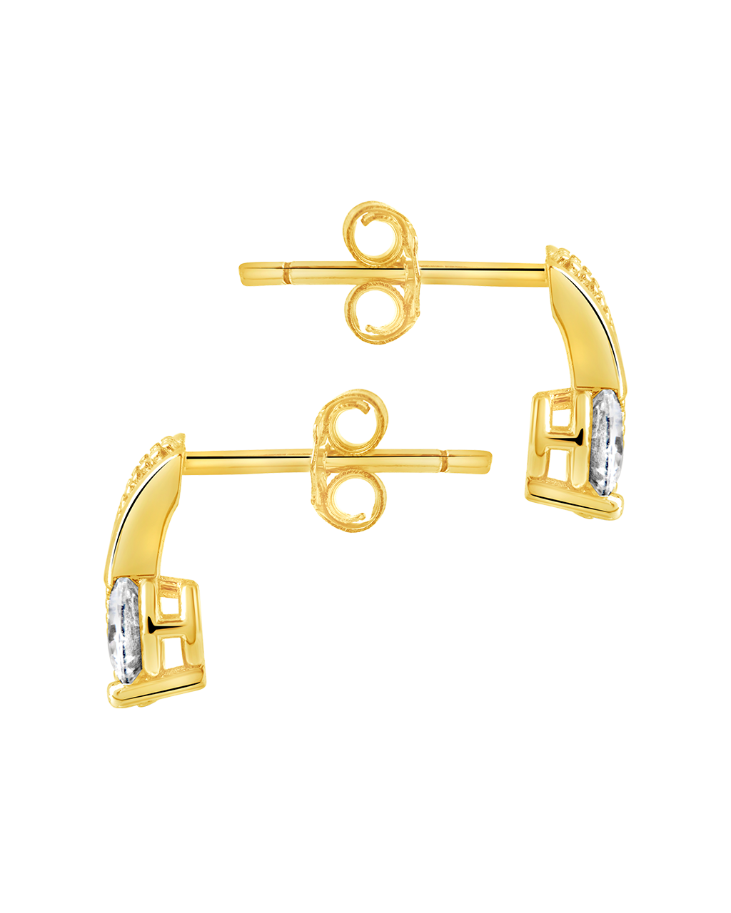 Rosie CZ Triple Hoop Earrings