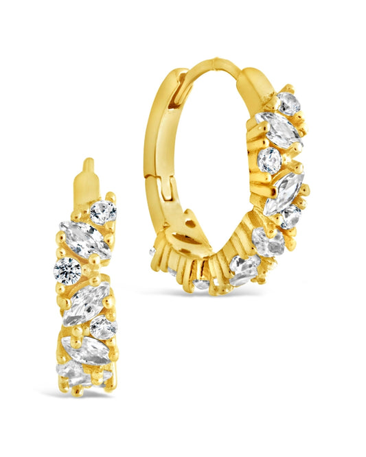 Georgia CZ Micro Hoop Earrings
