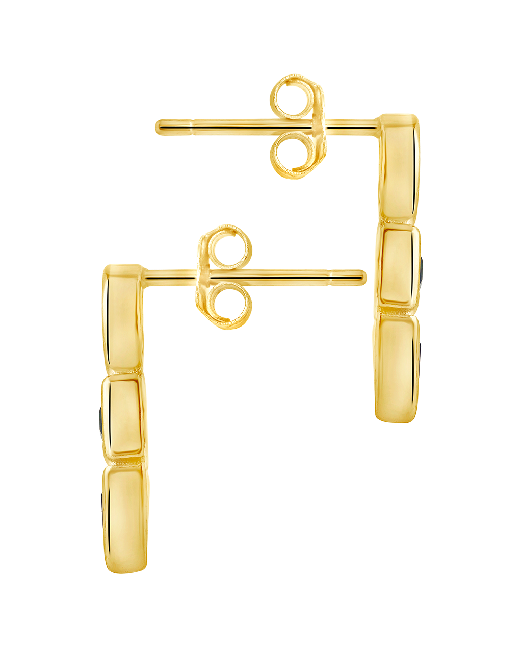 Lana Opal & CZ Drop Stud Earrings