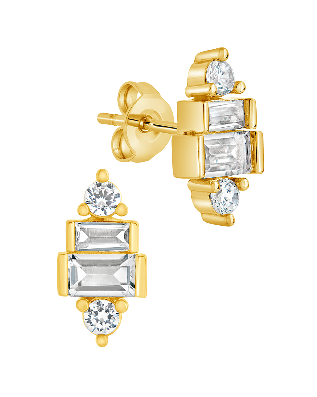 Teared CZ Liora Studs