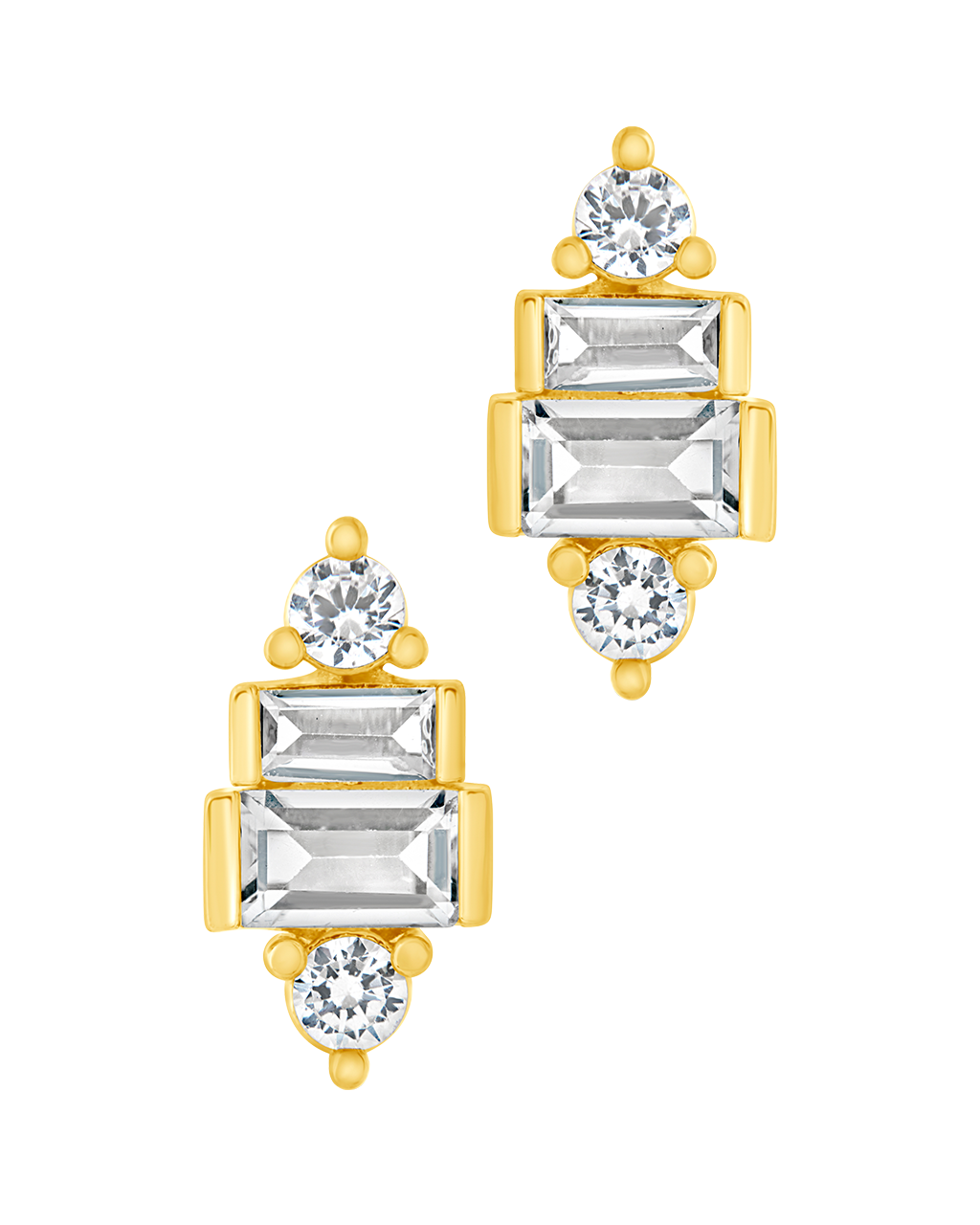 Teared CZ Liora Studs