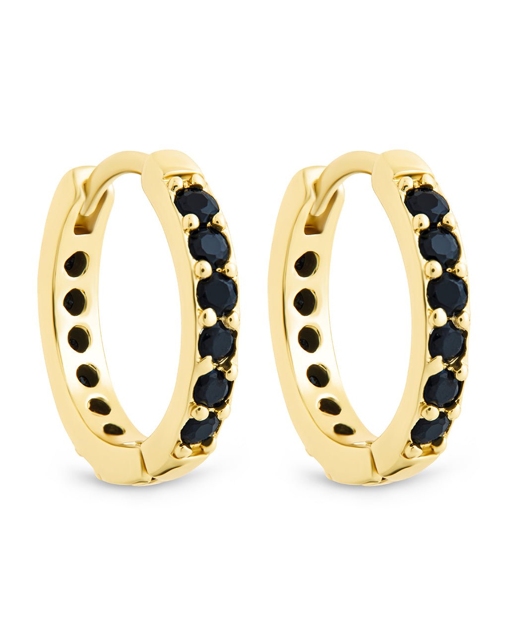 Zadie CZ Everyday Hoop Earrings - Sterling Forever