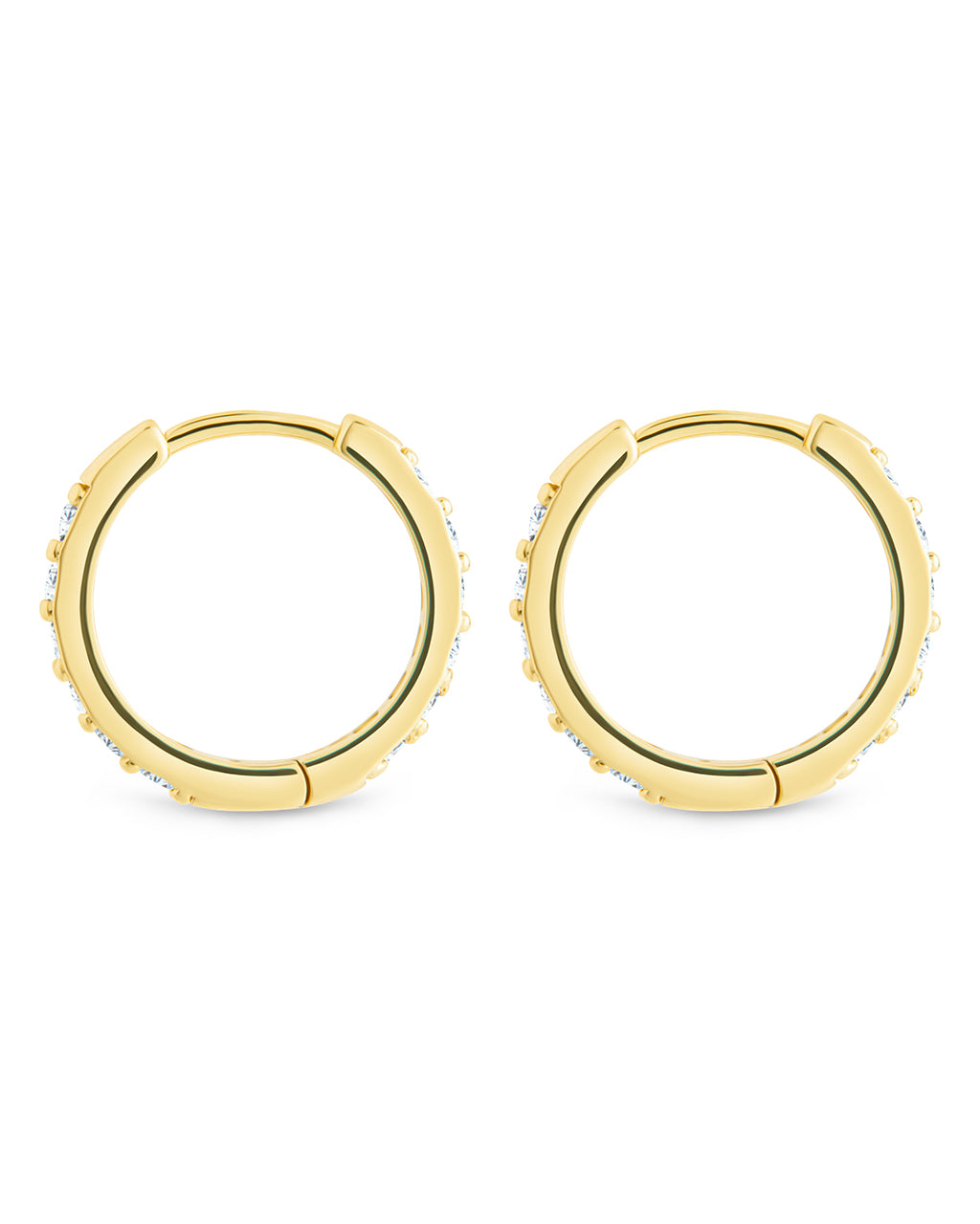 Zadie CZ Everyday Hoop Earrings