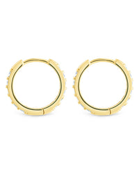 Zadie CZ Everyday Hoop Earrings - Sterling Forever