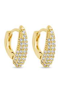 Sterling Silver Wynne CZ Cone Stud Earrings