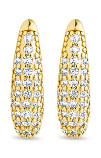 Sterling Silver Wynne CZ Cone Stud Earrings