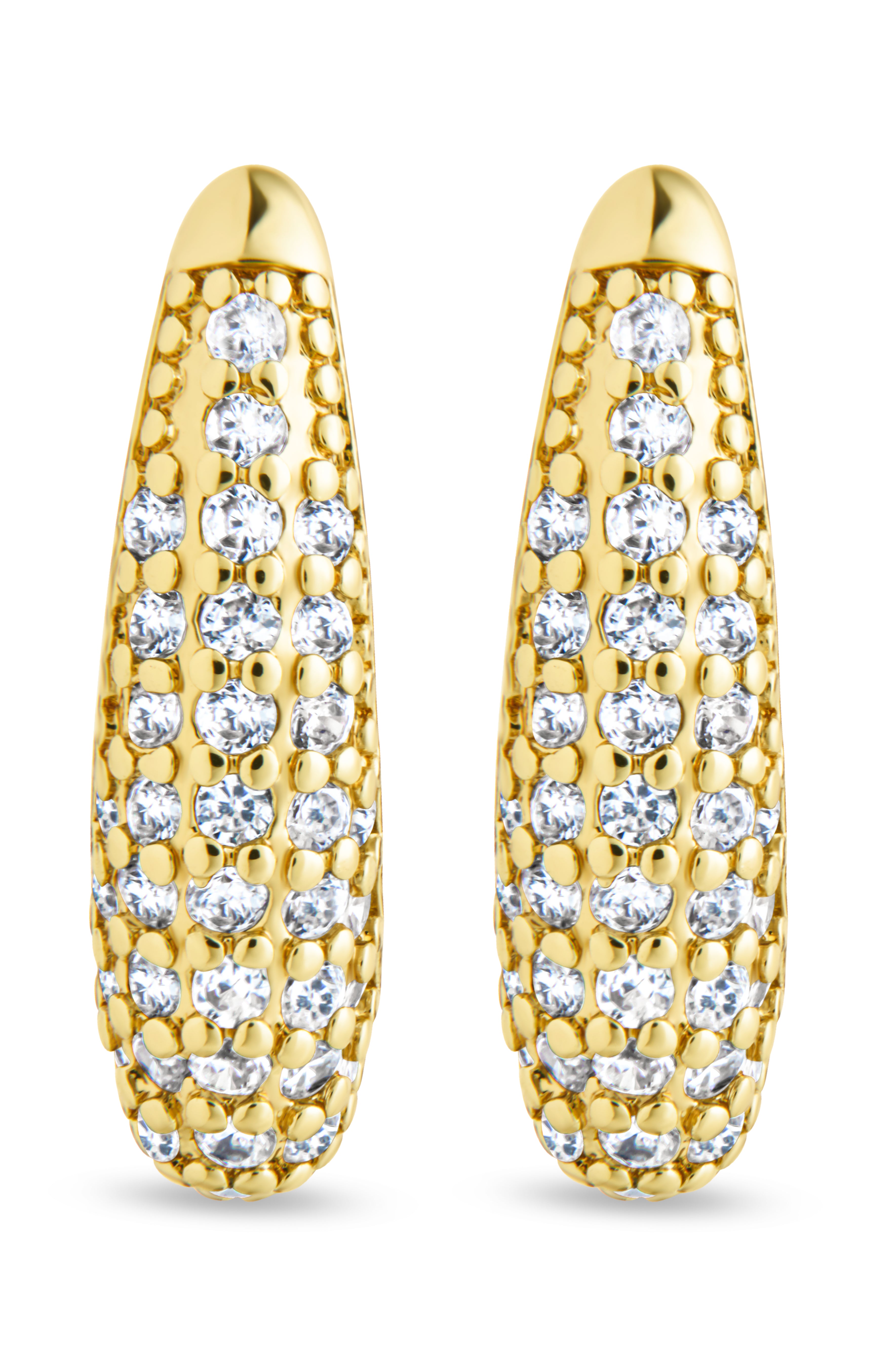 Sterling Silver Wynne CZ Cone Stud Earrings