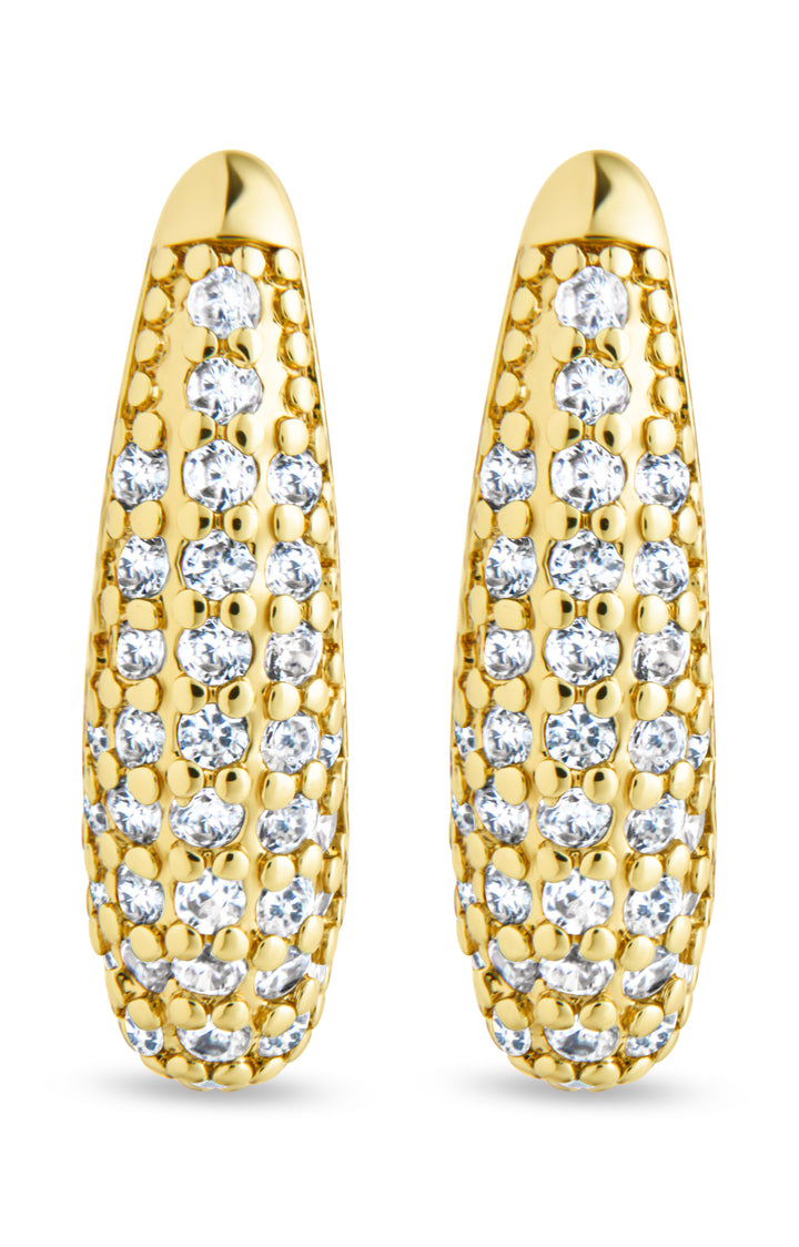 Sterling Silver Wynne CZ Cone Stud Earrings