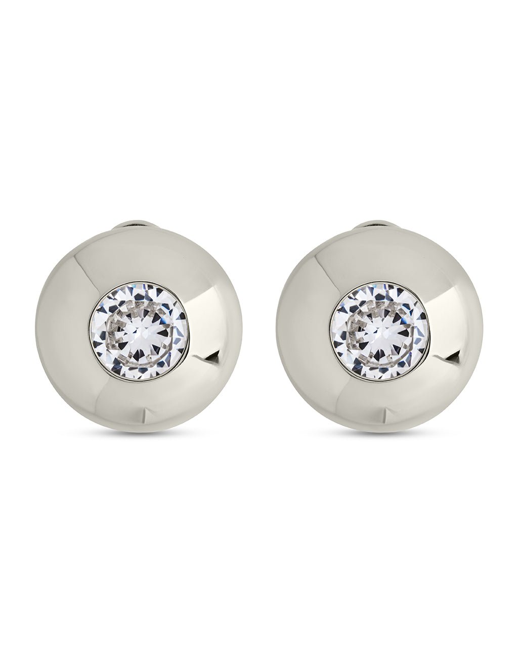 Zora CZ Dome Studs - Sterling Forever