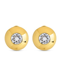 Zora CZ Dome Studs - Sterling Forever