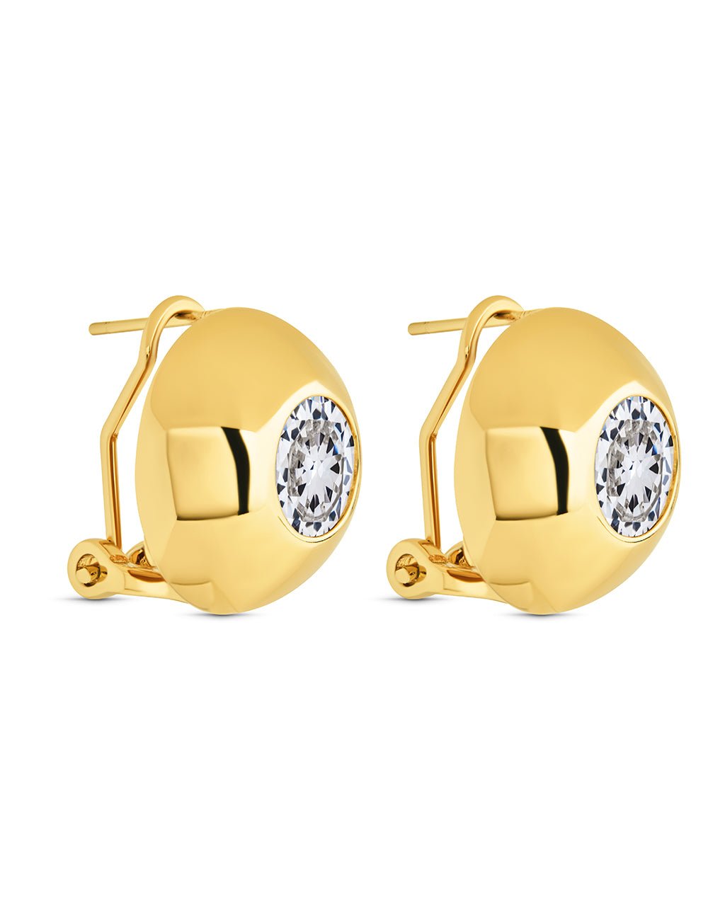 Zora CZ Dome Studs - Sterling Forever