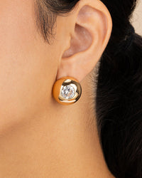 Zora CZ Dome Studs - Sterling Forever