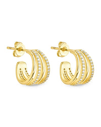 Neve Micro Hoop Earrings - Sterling Forever