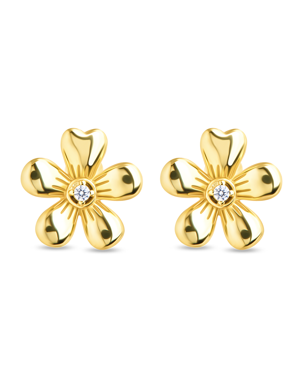 Jocelyn CZ Micro Flower Stud Earrings