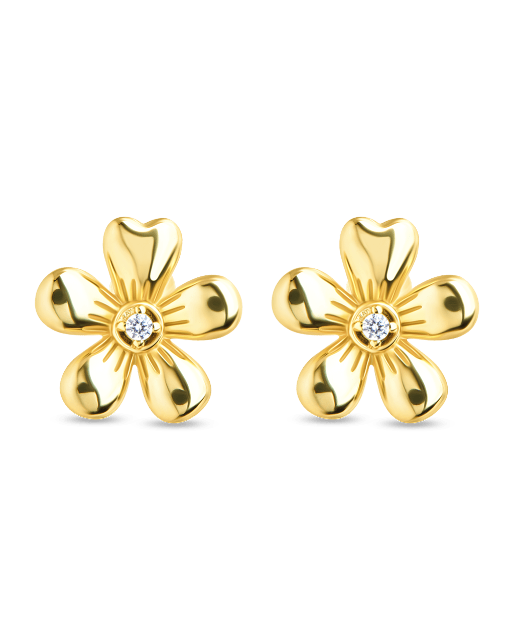 Jocelyn CZ Micro Flower Stud Earrings - Sterling Forever