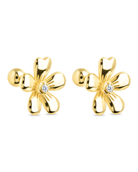 Jocelyn CZ Micro Flower Stud Earrings - Sterling Forever