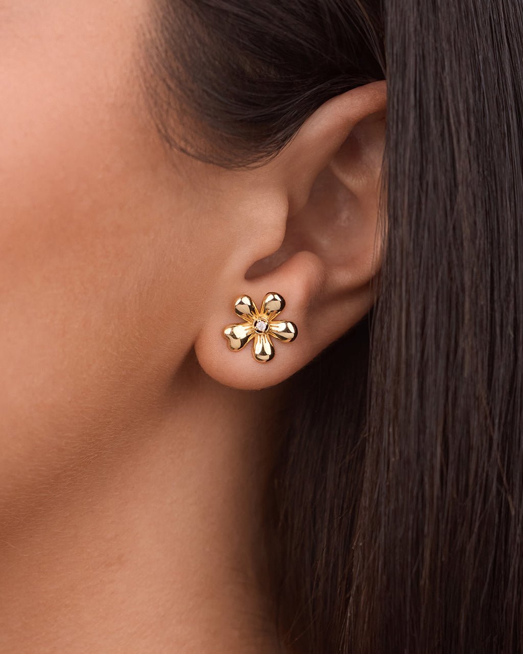 Jocelyn CZ Micro Flower Stud Earrings - Sterling Forever