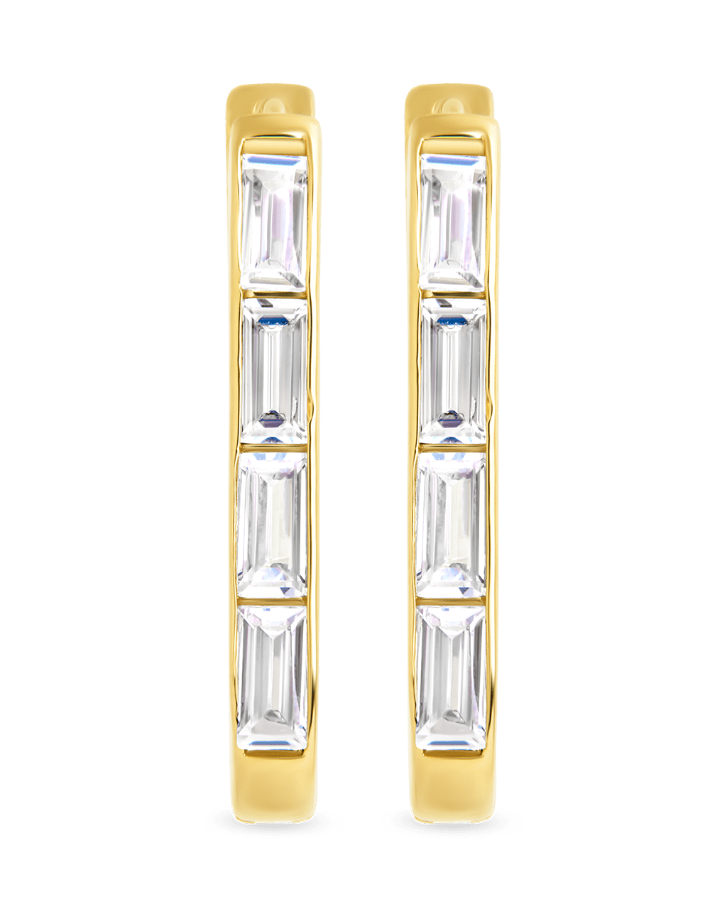 Roxanne CZ Micro Hoop Earrings - Sterling Forever