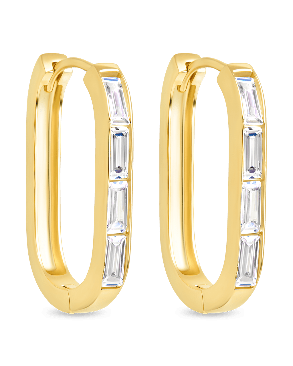 Roxanne CZ Micro Hoop Earrings - Sterling Forever