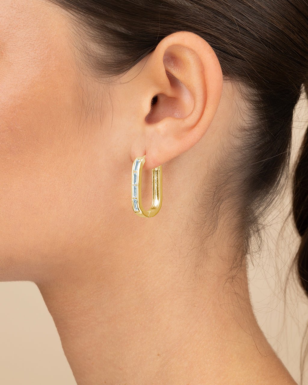Roxanne CZ Micro Hoop Earrings - Sterling Forever