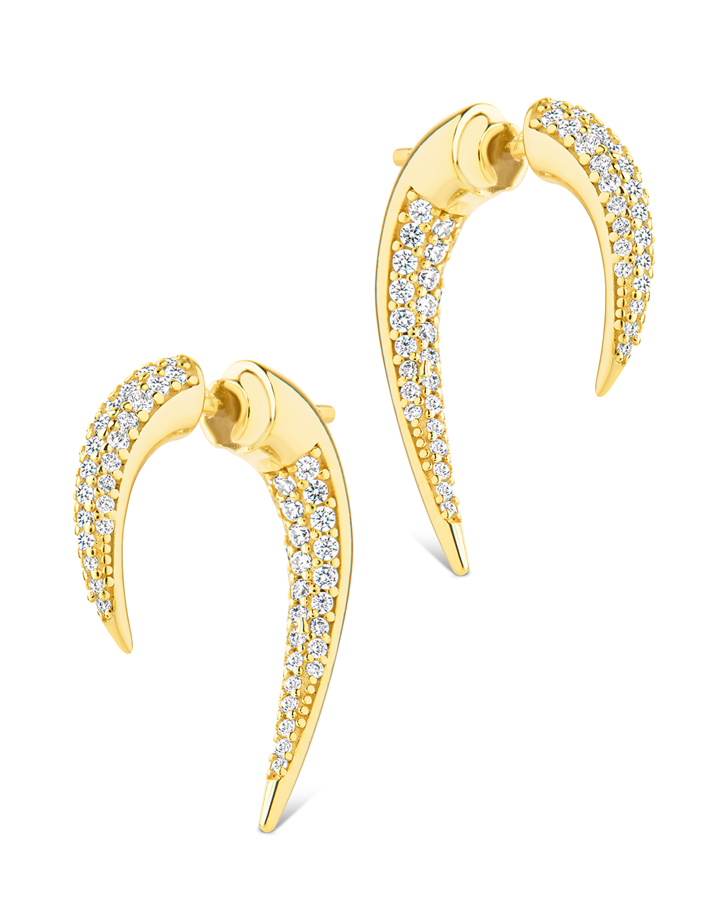 Becca Pointed CZ Stud Earrings
