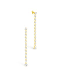 Layken CZ Stationed Stud Earrings - Sterling Forever