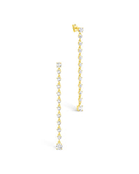 Layken CZ Stationed Stud Earrings - Sterling Forever