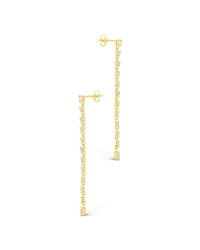 Layken CZ Stationed Stud Earrings - Sterling Forever