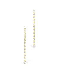 Layken CZ Stationed Stud Earrings - Sterling Forever