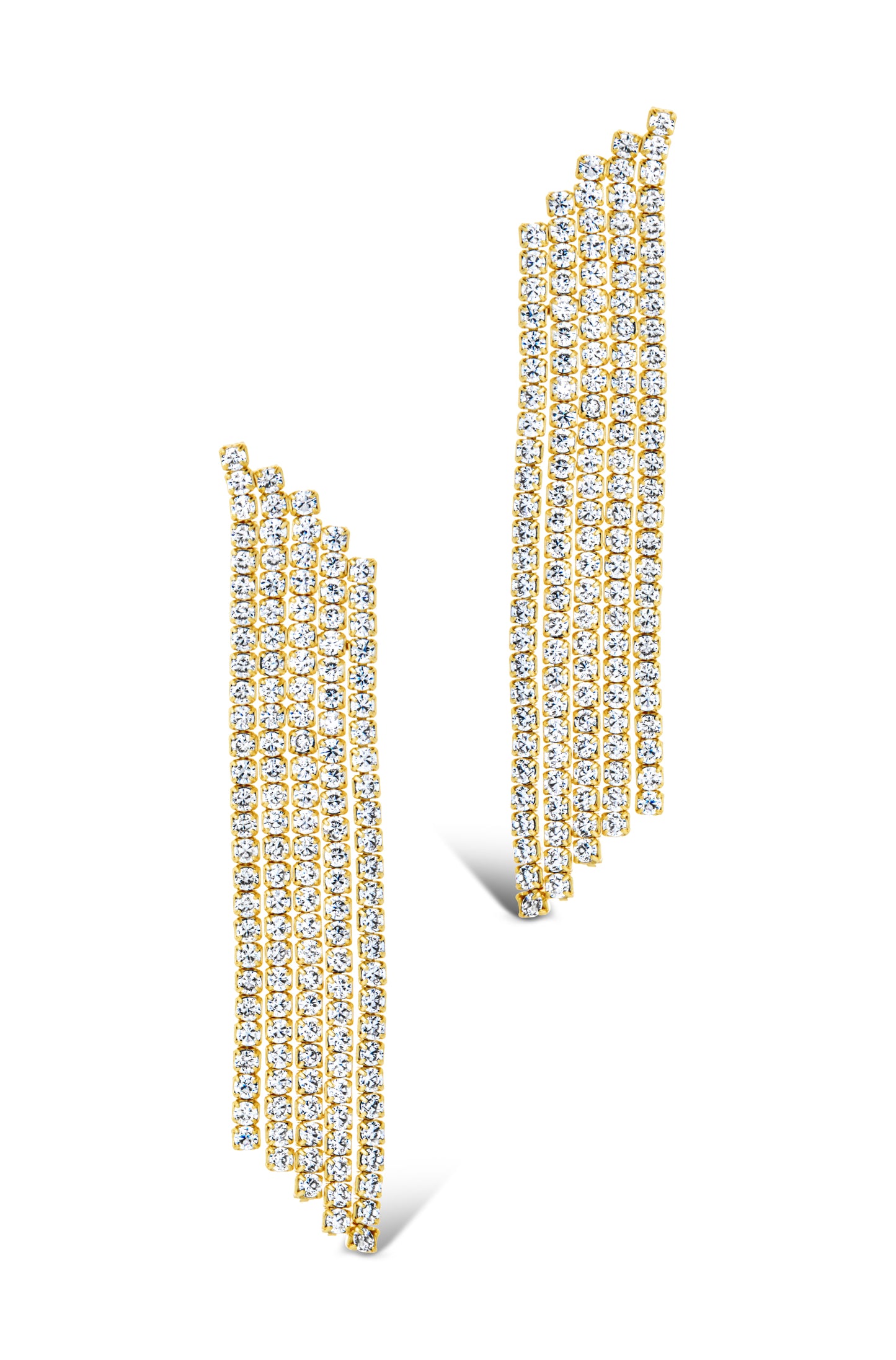 Clara CZ Dangle Stud Earrings